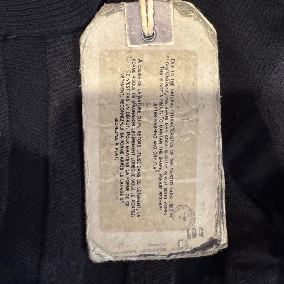 AllSaints Spitalfields Muses Dress WKF131 – Size 10 UK – Black Rust – NWT - Picture 8 of 10